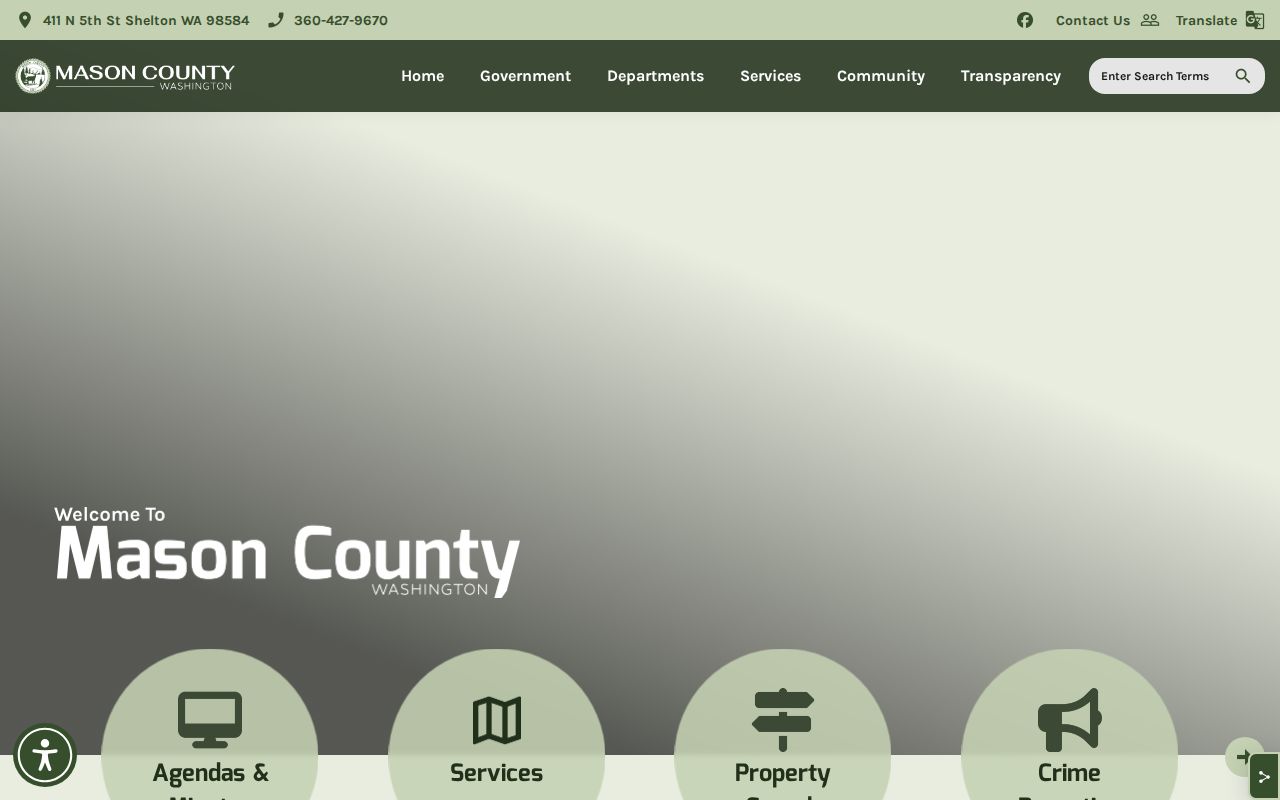 Mason County court docket gateway and Clerk navigation